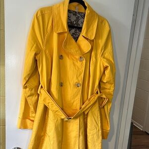 Jockey Sunlit Yellow Trench Coat